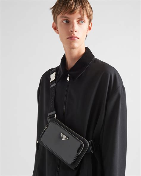 prada men crossbody brown|men's prada crossbody bag.